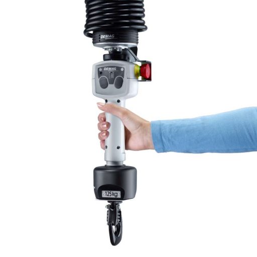 Der ergonomische Handgriff D-Grip Servo mit integrierter Sensorik und zur Einstellung der 4 Lastmodi.