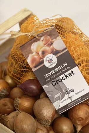 Aufmerksamkeitsstarkes Etikett für Premium-Zwiebeln von Bluhm Systeme (Foto: Bluhm Systeme)