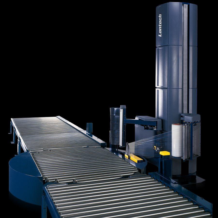 Das neue Stretch-Wickelsystem QL Automatic von Lantech mit der patentierten LeanWrap-Technologie. (© Lantech) Das neue Stretch-Wickelsystem QL Automatic von Lantech mit der patentierten LeanWrap-Technologie. (© Lantech)