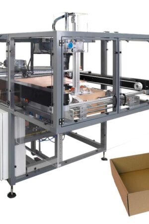 Die Trayaufrichter aus der TE-C-Serie verfügen über einen einzigartigen Aufnahmerahmen, der die Krempeltray-Zuschnitte präzise in die Maschine einführt und auf vier Seiten einrollt. (© Lantech) Die Trayaufrichter aus der TE-C-Serie verfügen über einen einzigartigen Aufnahmerahmen, der die Krempeltray-Zuschnitte präzise in die Maschine einführt und auf vier Seiten einrollt. (© Lantech)
