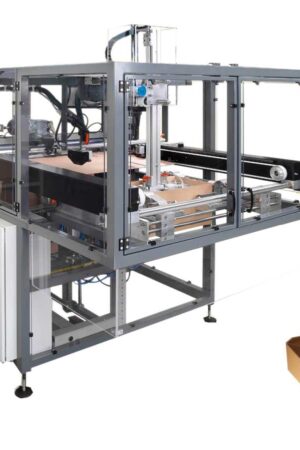 Die Trayaufrichter der TE-D-Serie verfügen über einen einzigartigen Aufnahmerahmen, der die gedeckelten Basistray-Zuschnitte präzise in die Maschine einführt und auf vier Seiten verklebt. (© Lantech) Die Trayaufrichter der TE-D-Serie verfügen über einen einzigartigen Aufnahmerahmen, der die gedeckelten Basistray-Zuschnitte präzise in die Maschine einführt und auf vier Seiten verklebt. (© Lantech)