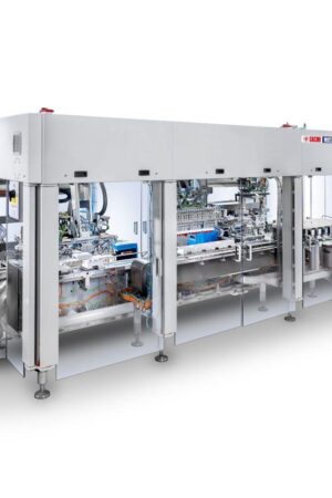 3. Das multifunktionale Verpackungssystem Advance S-334 eignet sich für ein breites Produktspektrum. (Foto: SACMI) 3. Das multifunktionale Verpackungssystem Advance S-334 eignet sich für ein breites Produktspektrum. (Foto: SACMI)