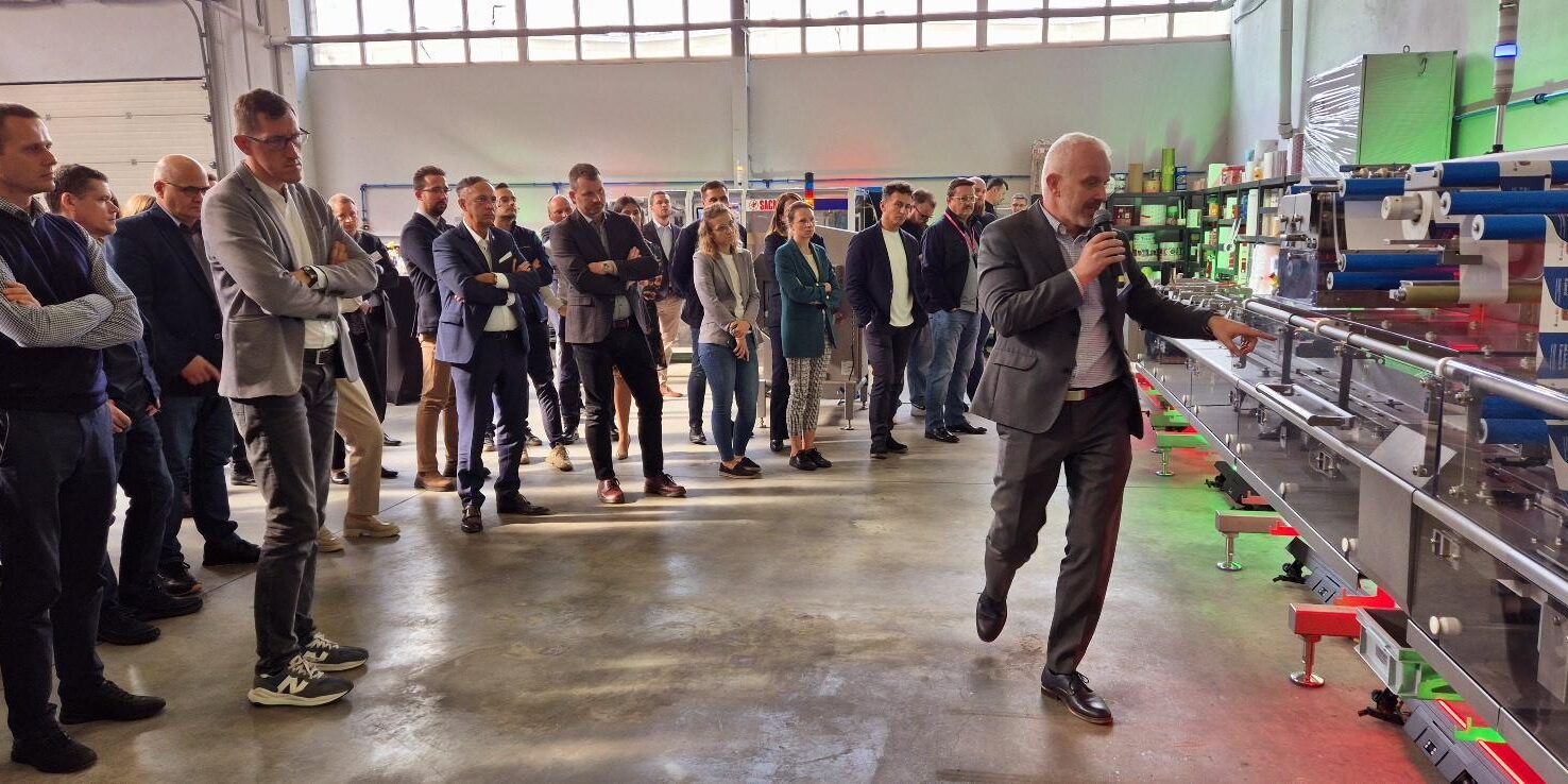 Die Fachkonferenz Paper Days demonstrierte die effiziente Verarbeitung umweltschonender Verpackungsmaterialien. (© SACMI Packaging & Chocolate).